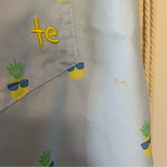 TIPSY ELVES Men’s Pineapple Swim Trunks Blue Size XL - Picture 8 of 11